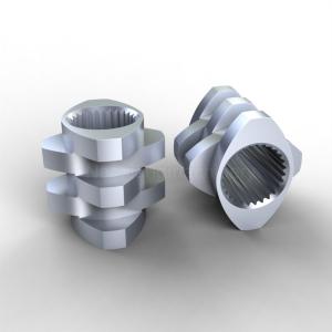 Wholesale Neutral Kneading Block Wear Resistant Twin Screw Extruder Parts For Shearing from china suppliers