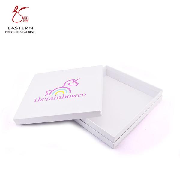 Customized Quantity Paperboard Gift Box with Lid | Scarf Packaging