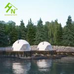 Fireproof Outdoor Camping Geodesic Dome Tent 5m Diameter For Accommodation