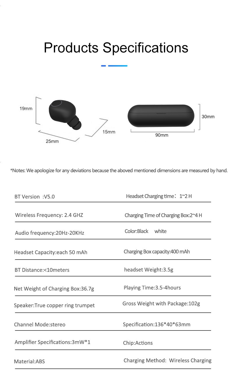 Q1 Blue tooth 5.0 Headset Q1 TWS Wireless Earphone Handsfree Sports Gaming Headphones Earphone for Running Sports