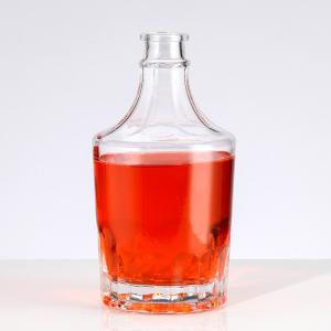 Wholesale Beverage Industry 550ml Gin Vodka Glass Bottle with Guaranteed and Clear Glass Collar from china suppliers