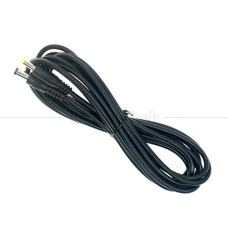 High Quality 18 20 22 24 26 28 AWG 5.5x2.1mm Male to 4.0x1.7mm Jack Male DC Power Supply Charging Extension Cable