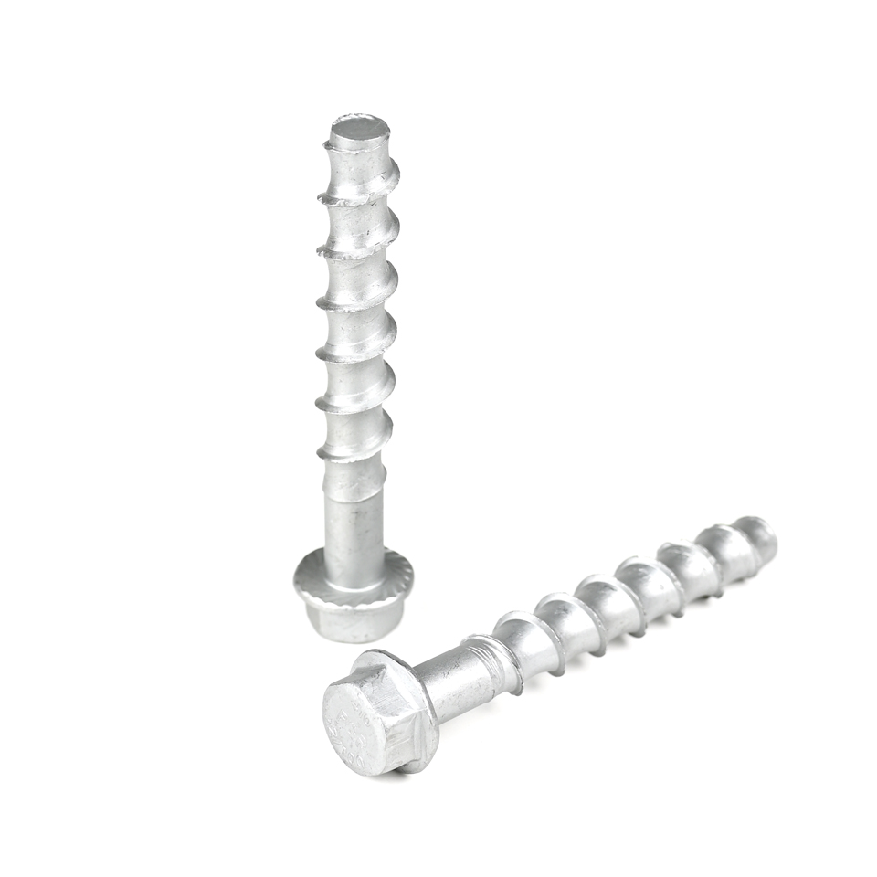 T/T Payment Term M12 100mm Hex Flange Self Drilling Anchor Bolt for Construction