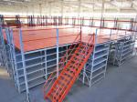 Blue , Orange Economical Rack Supported Mezzanine Steel Shelving Systems
