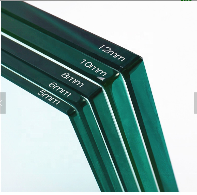 Toughened 10mm Tempered Glass Customized Logo 300x300mm Thermal Stability