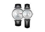 Lovers Brown Automatic Watch , Stainless Steel Automatic Leather Strap Watch
