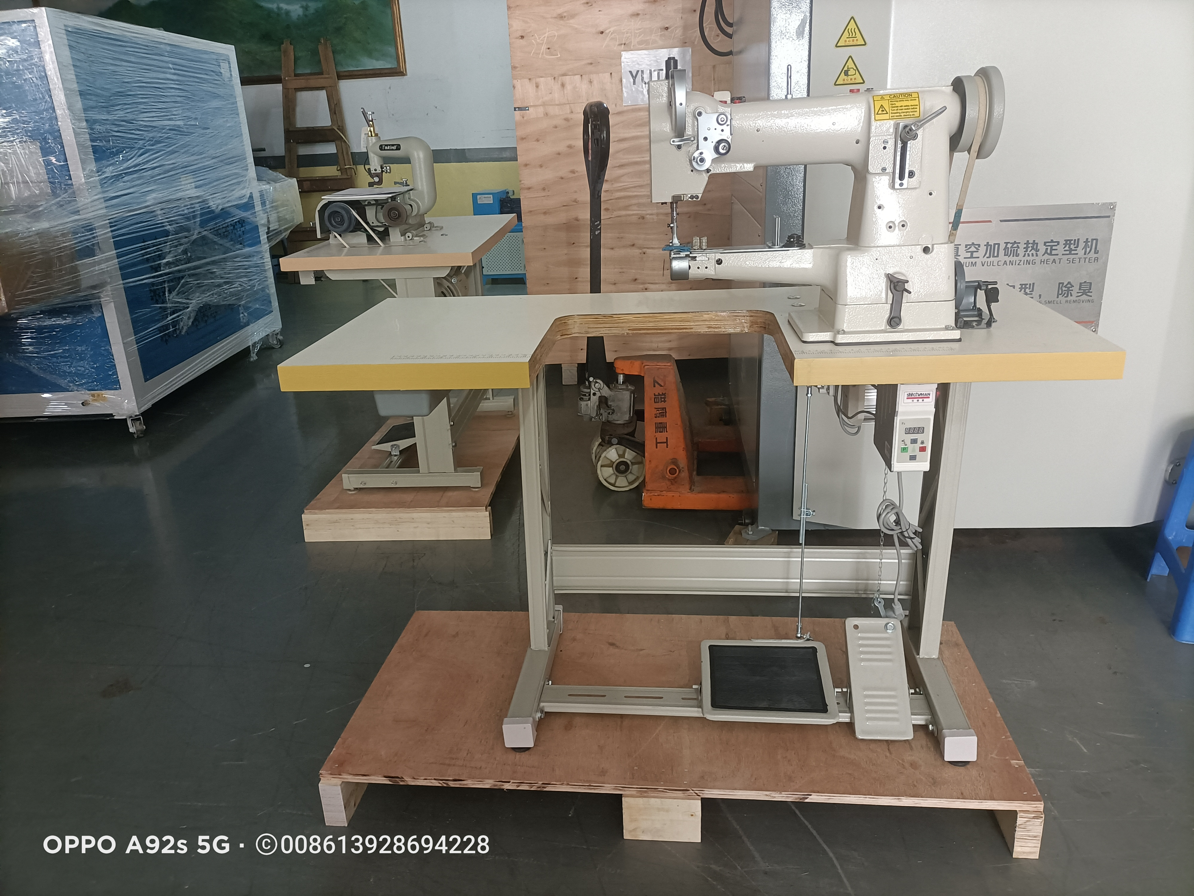 Semi Auto Leather Shoe Making Sewing Machine Highly Precise Easy Assembly