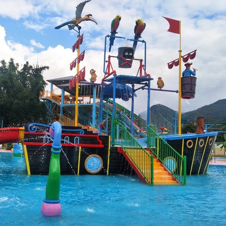 Pirate Ship Water Amusement Park Playground Equipment