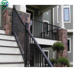 Wood Color And Black Contemporary Aluminum Fence of Aluminum Product Thickness