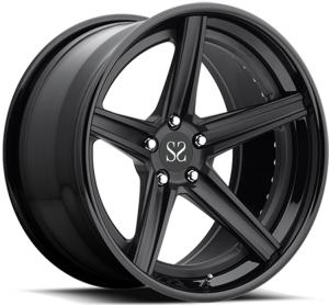 Wholesale Hyper Black 1PC Forged Aluminum Alloy Rims 20 21 And 22 Inch 5x120 5x100 5x105 5x112 from china suppliers