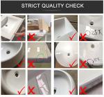 16 Inch White Porcelain Undermount Bathroom Sink Undermount Vanity Basin Dining