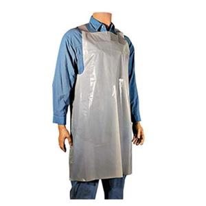 Wholesale Unisex Disposable CPE Plastic Aprons , Plastic Bib Aprons For Restaurant / Hospital from china suppliers
