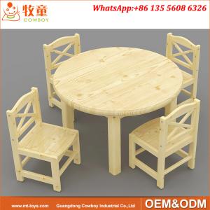 Wholesale Kids school furniture wooden children's school square table and chairs for sale from china suppliers