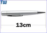 Metal Pen 4GB USB Stick Drive Storage Custom Logo Free Refill