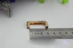 Metal fitting bag hardware 25 mm inner size gunmetal color zinc alloy arch
