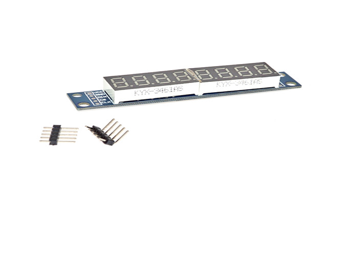 8 - Digital Segment Arduino LED Display 7.1cm * 2cm With Blue Color