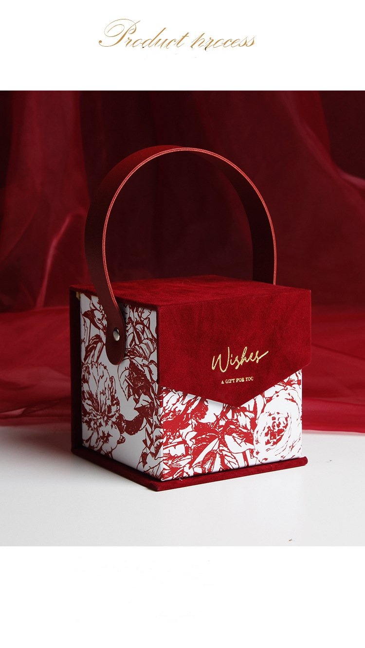 Magnetic Cube Rigid Packaging Box Multifunctional With EPE Foam