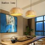 Modern minimalist restaurant bedroom pure bamboo art bamboo hand-woven