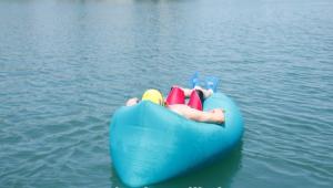 Wholesale New Products Outdoor Inflatable Sleeping bag lamzac Hangout Bag air Sleeping Bag Sofa from china suppliers