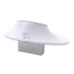 Small White Flat Necklace Holder Stand , Long Necklace Stand Value Leatherette