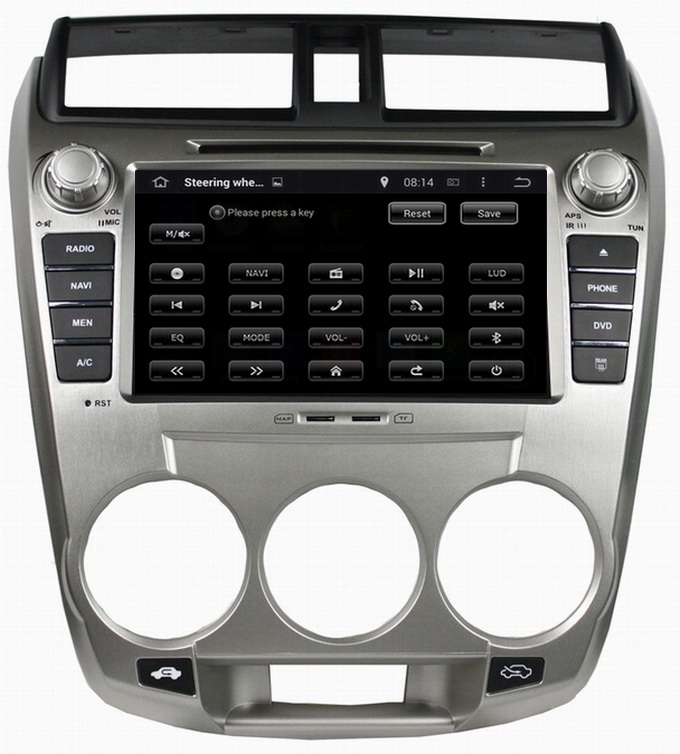Ouchuangbo Car DVD GPS Navigation Stereo System for Honda City 1.5L 2008-2012 Android 4.4