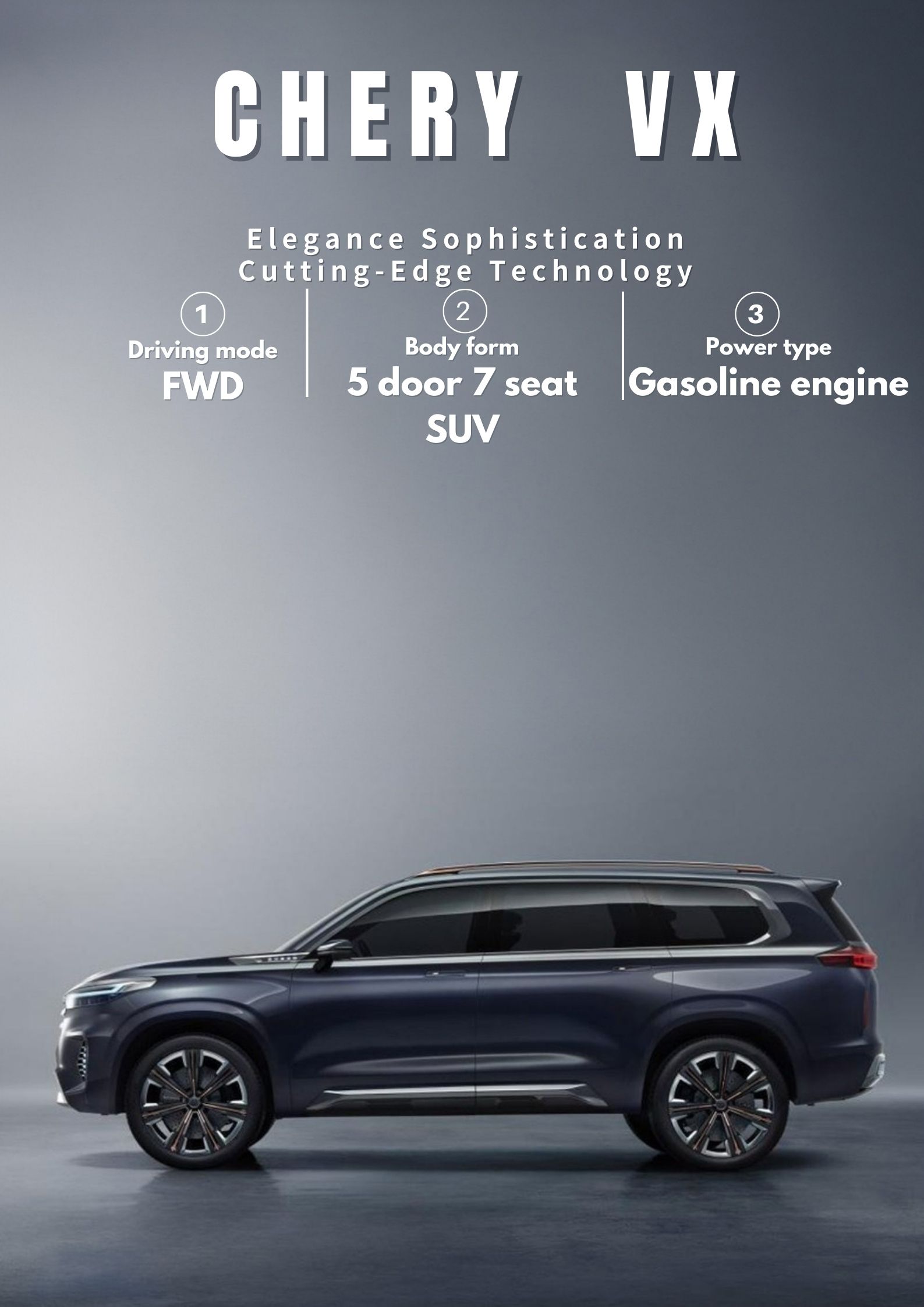 R19 SUV Chery Exeed Vx Rx Lx Tx EV Automatic Left-Hand Drive Energy Vehicle Deposit