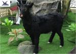 Animal Garden Ornaments , Life Size Animatronic Animal Statues With Fur