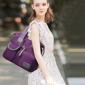 Wholesale Fashion Purple Nylon Stylish Crossbody Bags For Travel from china suppliers