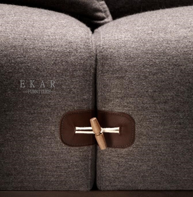 High Quality European Style Linen Fabric Sectional Sofa Set Designs