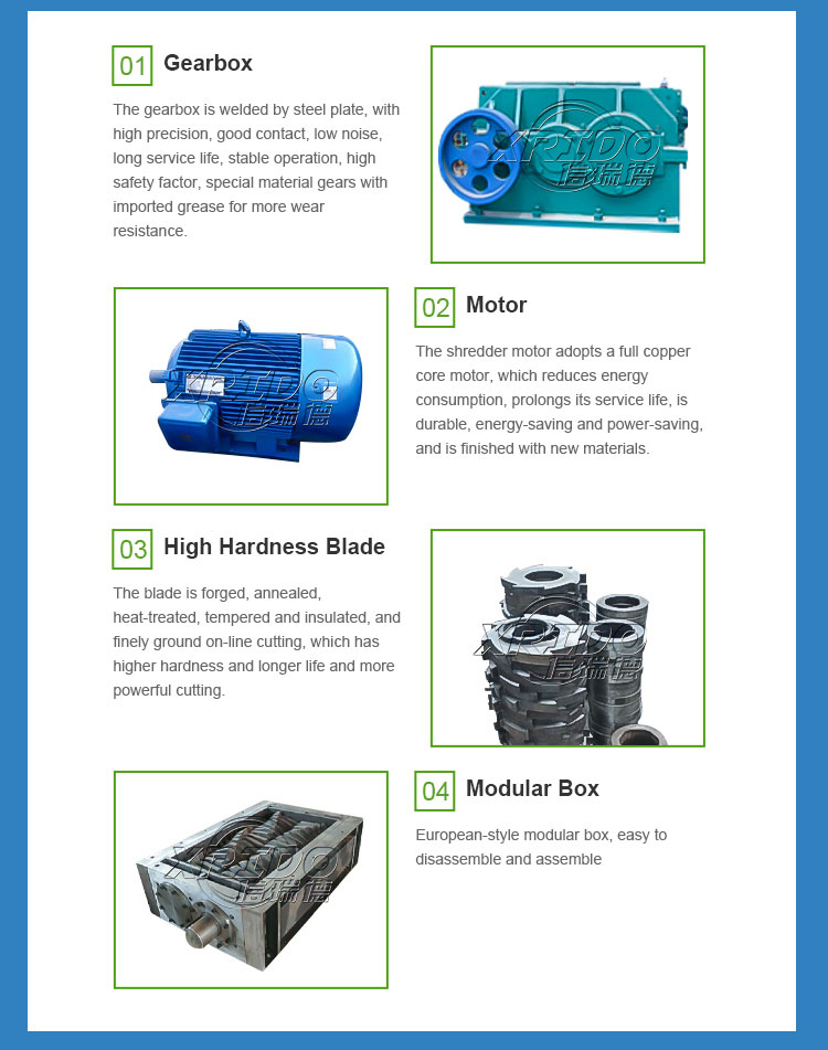 Fridge Recycling Scrap Metal Crusher CE Industrial Metal Shredder Machine