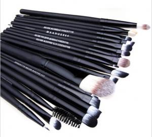 China China make up brush manufacture wholesale 20pcs black brush for cosmetics popular in markt on sale