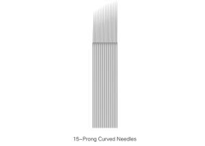 Wholesale Eyebrow Tattoo&amp;Permanent Makeup Needle 15-Prong Curved Needles from china suppliers
