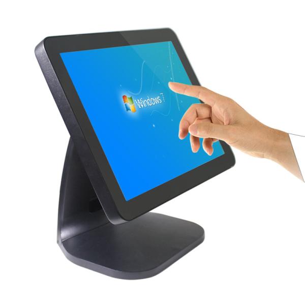 15 Inch Flat Pos System Touch Screen Monitor , Business Touch Screen Cash