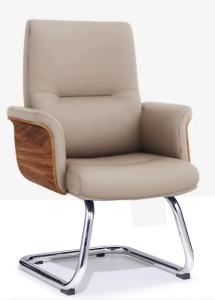 Wholesale Factory Direct Sale High quality Furniture Synthetic Leather Bow Shape office meeting chair with armrest from china suppliers
