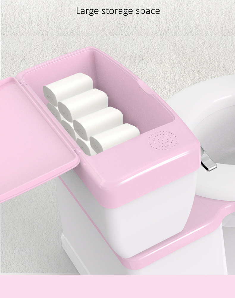Pink Eco Friendly Baby Training Potty Seat with Custom Logo for Training