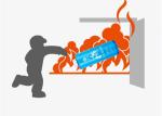 Fire department flamestop fire extinguisher 600ml