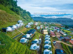 Wholesale Eco Friendly PVC Coated Polyester Fabric Resort Dome Tent from china suppliers