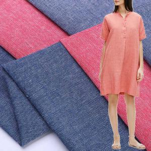 China 110gsm-160gsm Oxford Woven Fabric 40s 30s Yarn Dyed Shirt Fabric on sale
