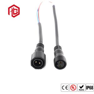 Wholesale Pvc M18 IP67 Male Female Connector 2 Pin Waterproof Connector from china suppliers