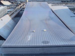 Wholesale Custom cut 914 - 1500mm GB, Q235, Q345, DIN1623 3mm steel checker plate from china suppliers