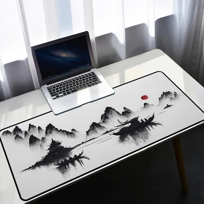 Table Game Oem Custom Logo Cordura Fabric Waterproof Material Anti-Slip Rubber Base Gaming Mat Deskpad Mousepad Mouse Pad