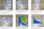 Biodegradable Pastry Piping Bags, Cake Decorating Bags, Baking Cookies Candy