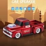 Coloured Lights Blue Tooth Speaker For Car Shaped Toy Plastic Cabinet DC Power