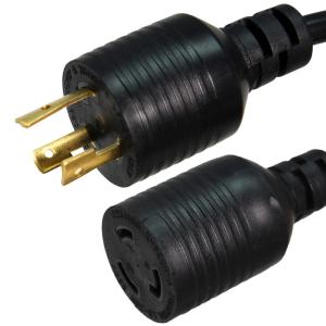 Wholesale 125V 20A Copper Electronics Wire Harne Power Cords L5-20P-L5-20R from china suppliers