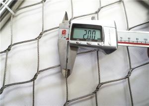 Wholesale Knotted 304 Zoo Animal Cages 2.0mm Stainless Steel Net Enclosure 25mm Wire Mesh from china suppliers