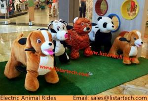 Wholesale battery motorized plush riding stuffed animal ride electronic for Mall from china suppliers