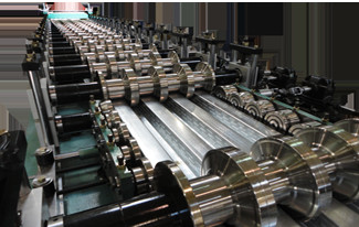 8 - 25m / min Speed Metal Deck Roll Forming Machine For Steel Floor Deck System
