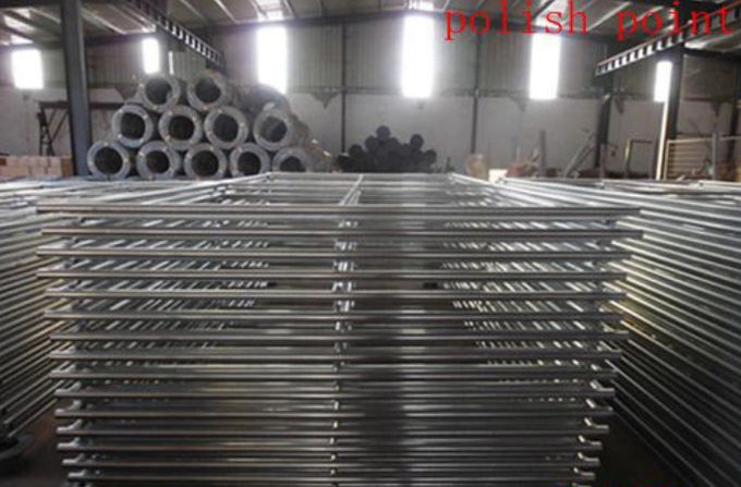 Galvanized 6ft*12ft Chain Link Temporary Fencing Removable Temp Chain Link Fence