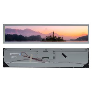 Wholesale 28 Inch Custom LCD Screen 1500nits LCD Display 1920x360 Ultra Wide Stretched Bar Type TFT LCD Display from china suppliers