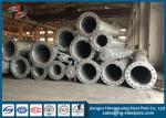 Anti Corrosive Steel Electrical Post , Steel Power Poles Distribution